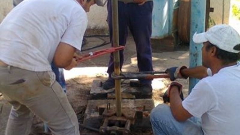 Recuperan pozos de agua en el interior