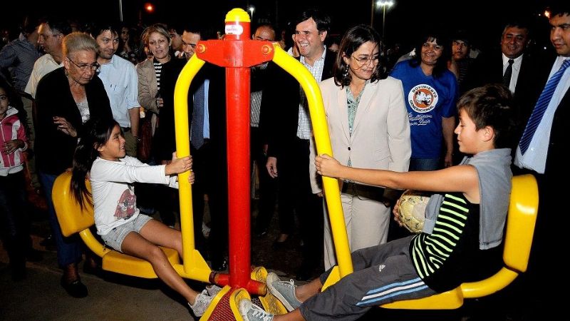La Gobernadora inauguró un parque