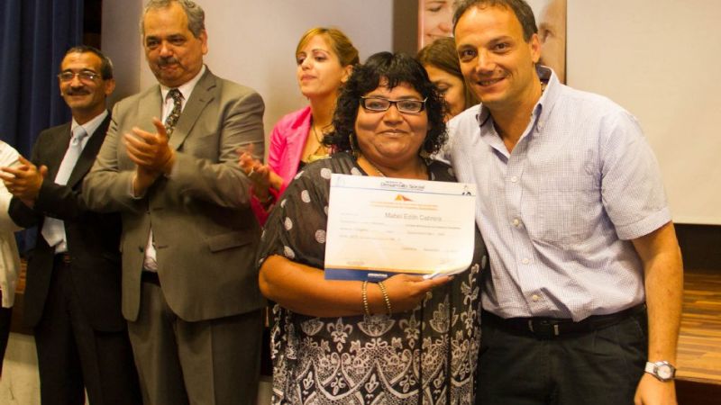 Egresaron 75 cuidadores domiciliarios