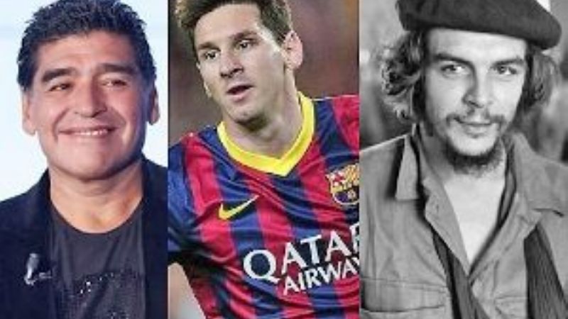 Los argentinos más famosos en el mundo: el "Che" Guevara, Messi y Maradona
