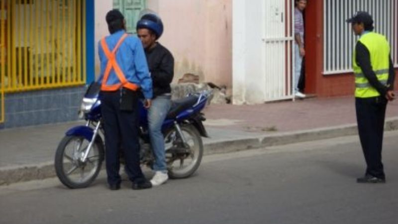 Por la gran cantidad de accidentes, se realizan controles de tránsito