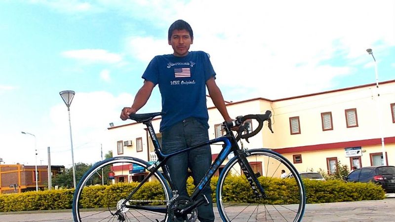 Ciclista de Los Altos se prepara para el Campeonato Argentino Promocional