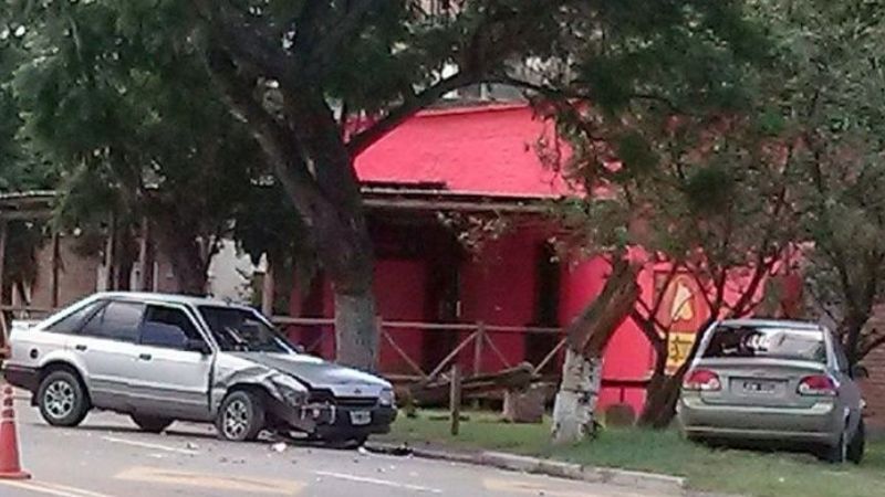 Colisión en avenida Presidente Castillo