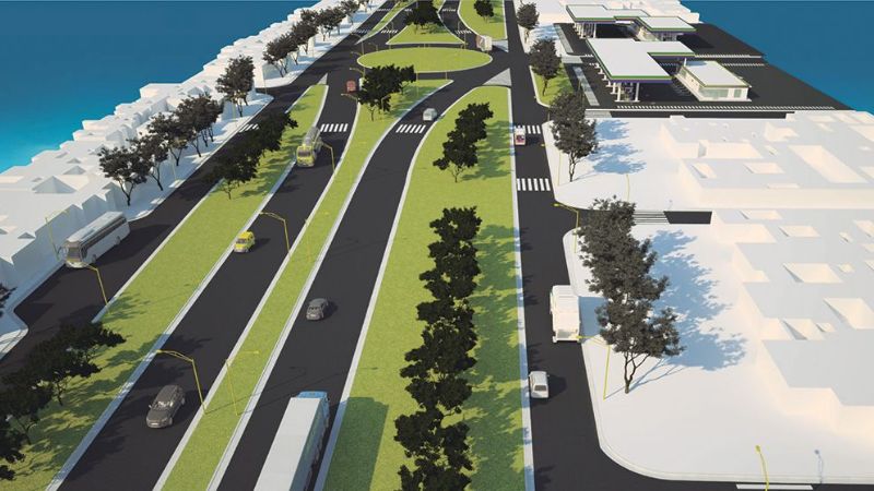 Sigue avanzando la obra del Acceso Sur