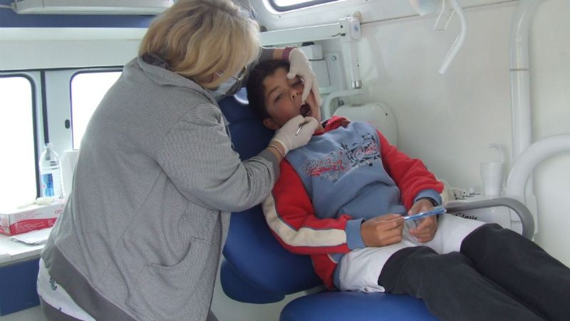 Móvil odontológico en Valle Viejo