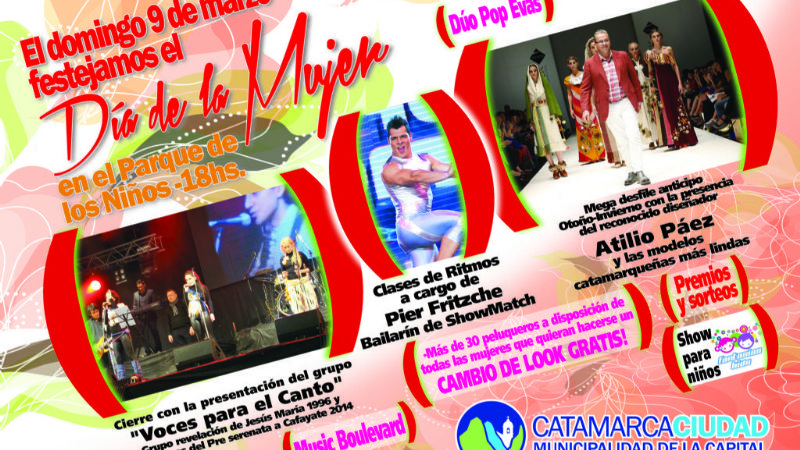 Mega evento por el “Día Internacional de la Mujer”