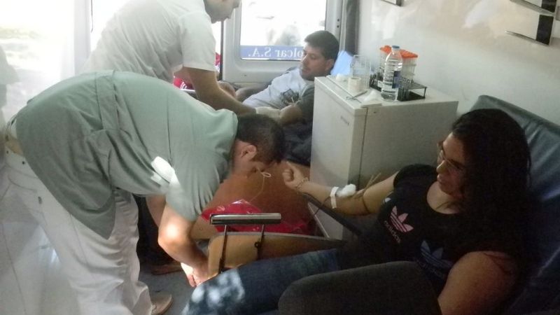 Más de 20 personas donaron sangre para el Registro de Células Madres