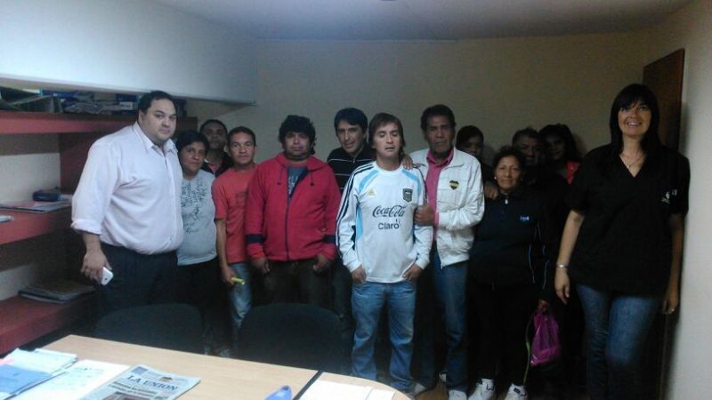 Favorable reunión con verduleros ambulantes