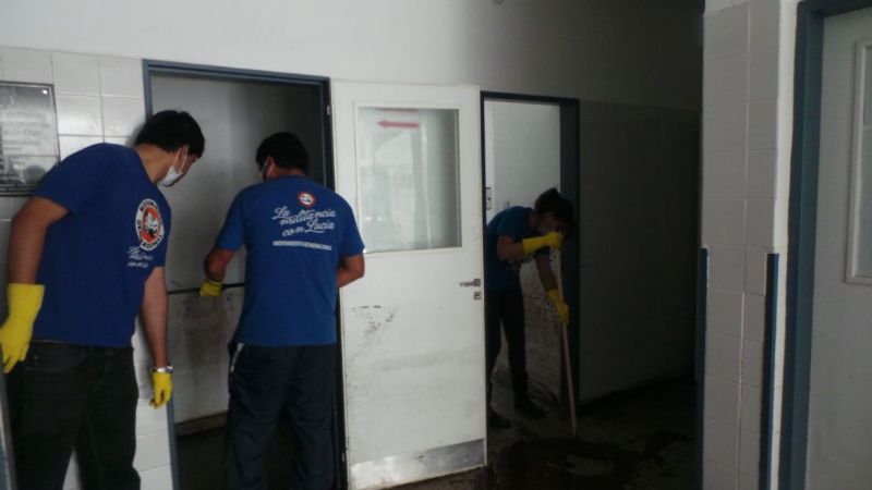 Agrupación Movimiento Generacional colabora con el hospital de Bañado de Ovanta
