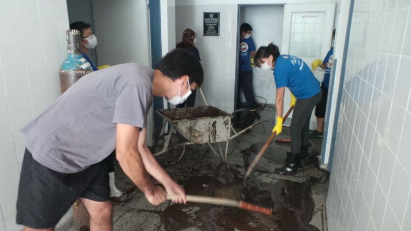 Agrupación Movimiento Generacional colabora con el hospital de Bañado de Ovanta