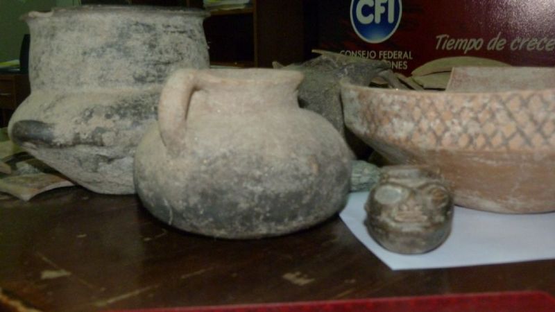 Antropología ya tiene en custodia las piezas arqueológicas que se ofrecían por internet