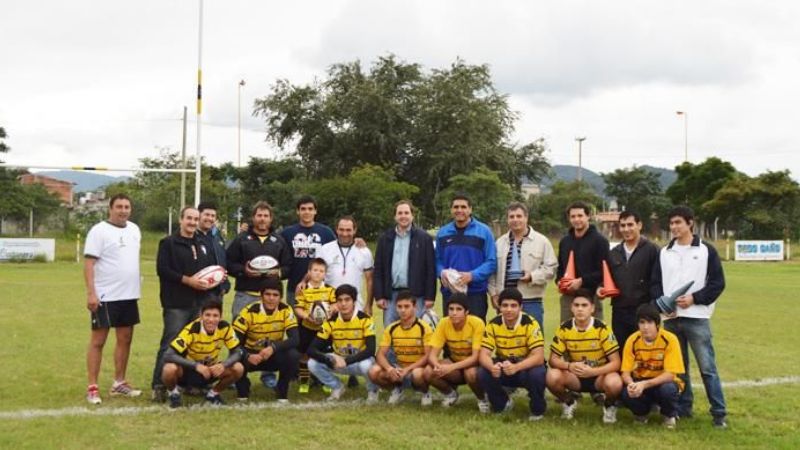 Mera visitó Catamarca Rugby con el Programa “Sí a la vida”