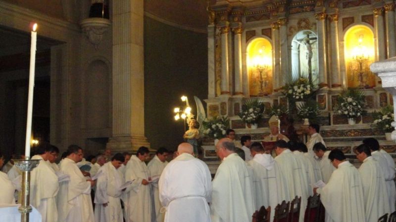 Este martes se celebrará la Misa Crismal en la Catedral con la participación de todo el clero