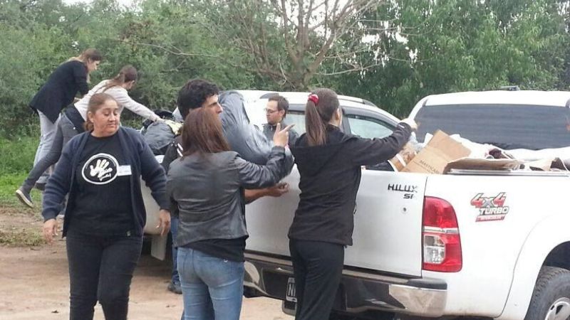 Cruzada solidaria de Khuska ONG por Bañado de Ovanta