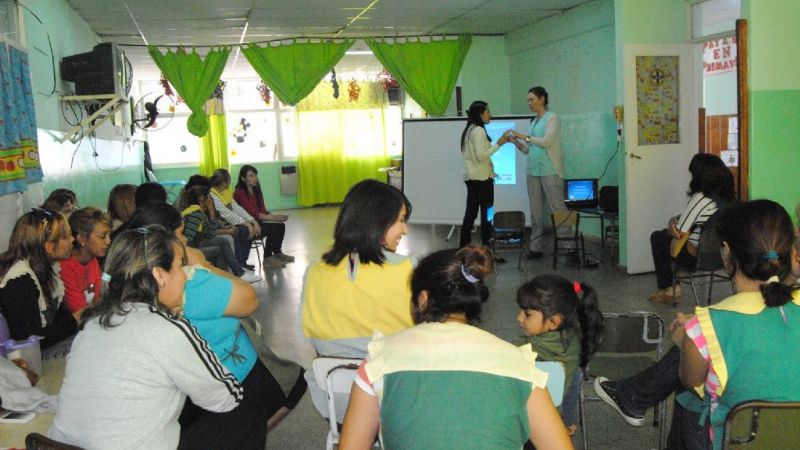 Capacitaron sobre alimentación saludable para niños y niñas