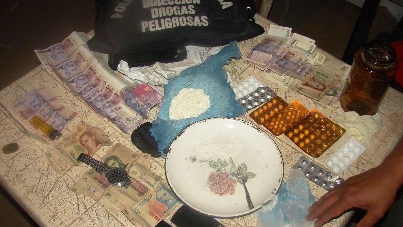 Desbaratan puntos de venta de Drogas en el Sur de la Capital