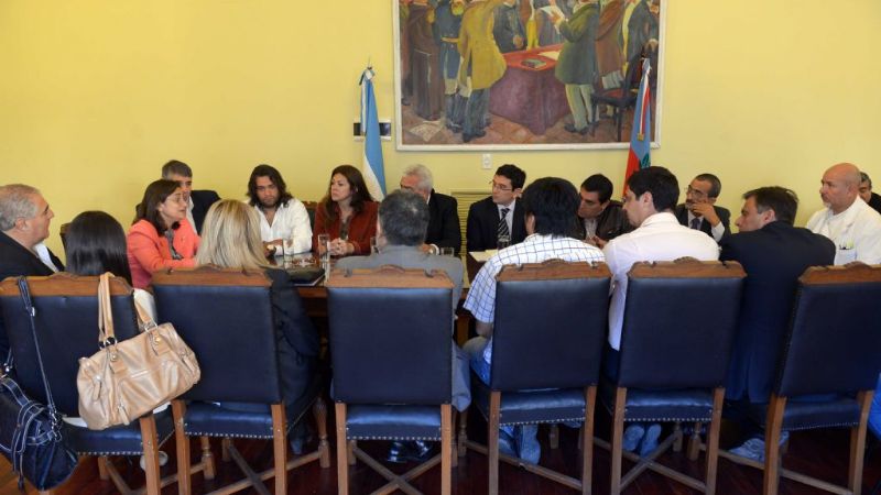 Lucía recibió a Olveira y Guaraz