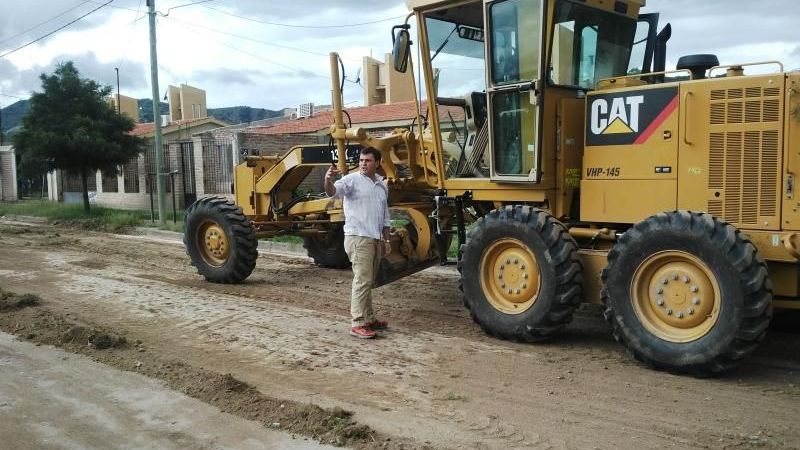 Tareas de mantenimiento de calles en el norte de la ciudad