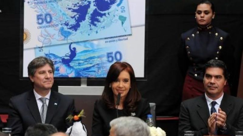 CFK presentó un nuevo billete de 50 pesos por Malvinas