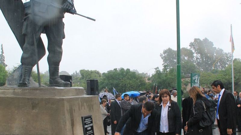 Quedó inaugurado el monumento “Homenaje a los Caídos en Malvinas”