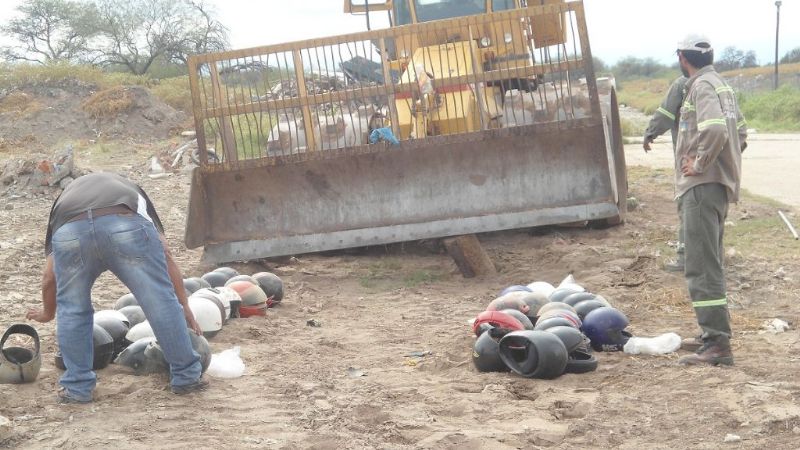 Destrucción de cascos