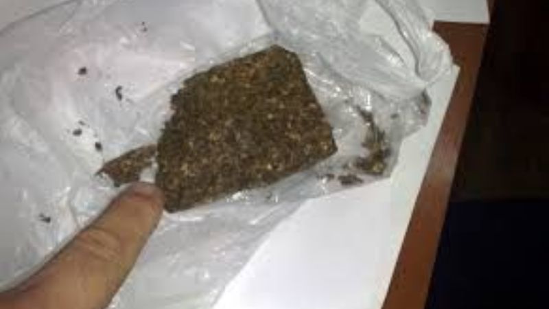Encontraron marihuana durante un procedimiento