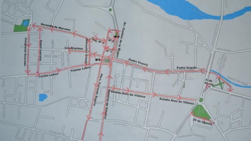 Modifican el sentido vehicular de calles de San Isidro