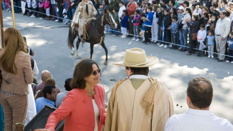 Cabalgata de gauchos en honor a la Virgen del Valle