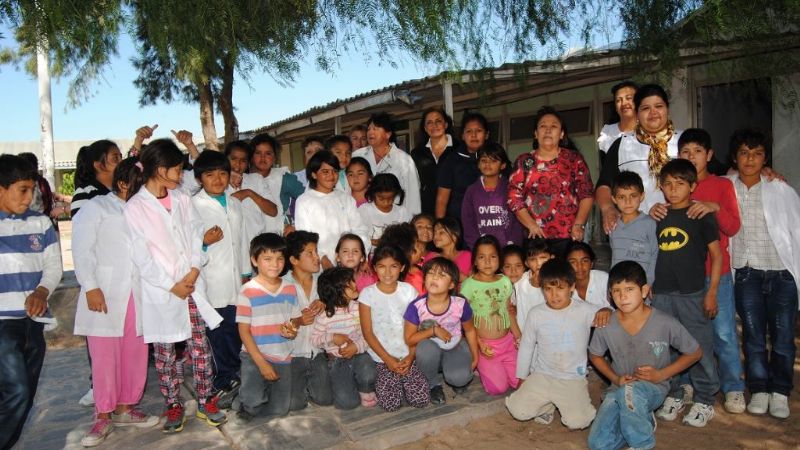 Capacitación y donaciones para la escuela albergue de Casa de Piedra