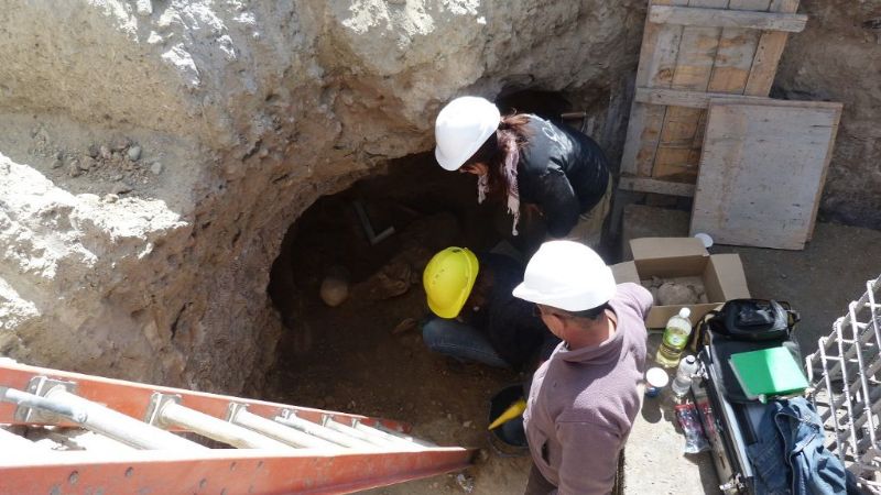 Hallazgo arqueológico en Santa María