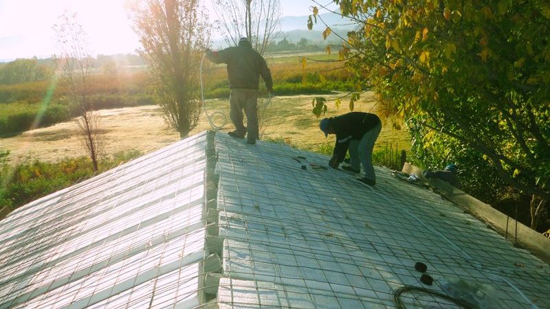 Avanza la obra en la posta sanitaria de Chañar Punco