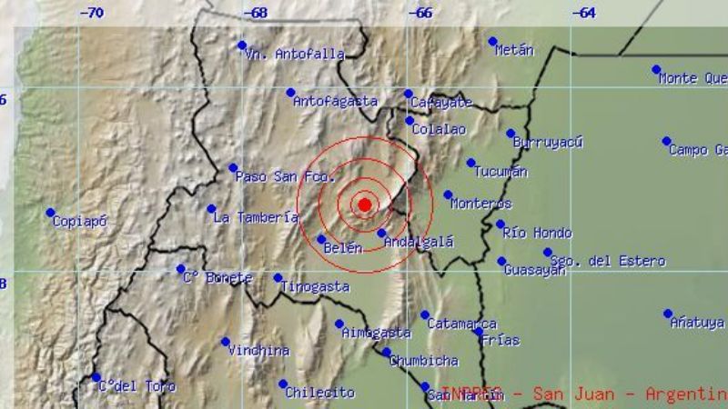 Catamarca sigue temblando