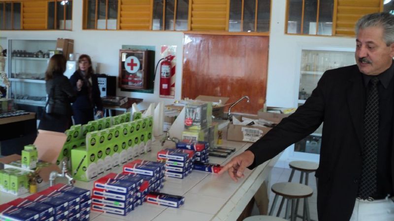 La escuela técnica de Santa María recibió útiles y herramientas para sus alumnos