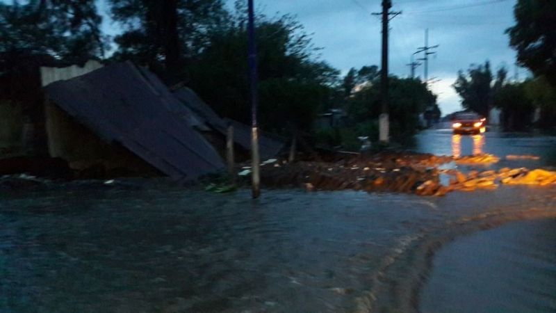 Bañado de Ovanta bajo el agua
