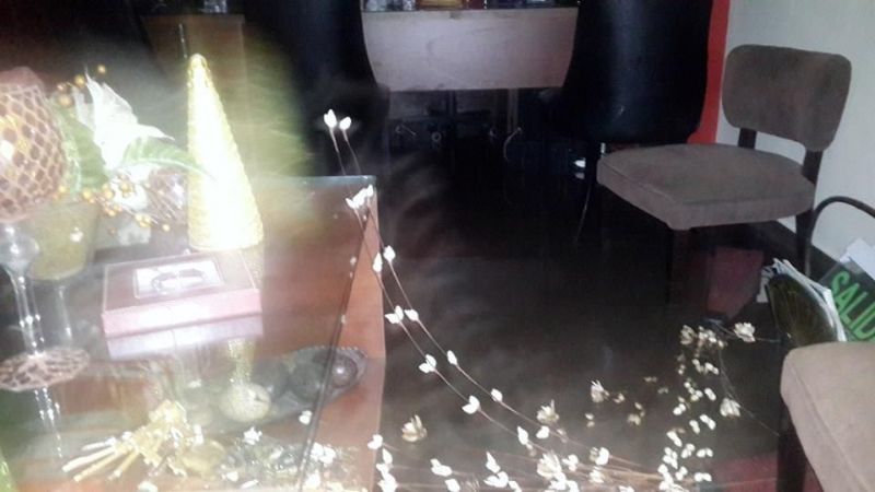 Bañado de Ovanta bajo el agua