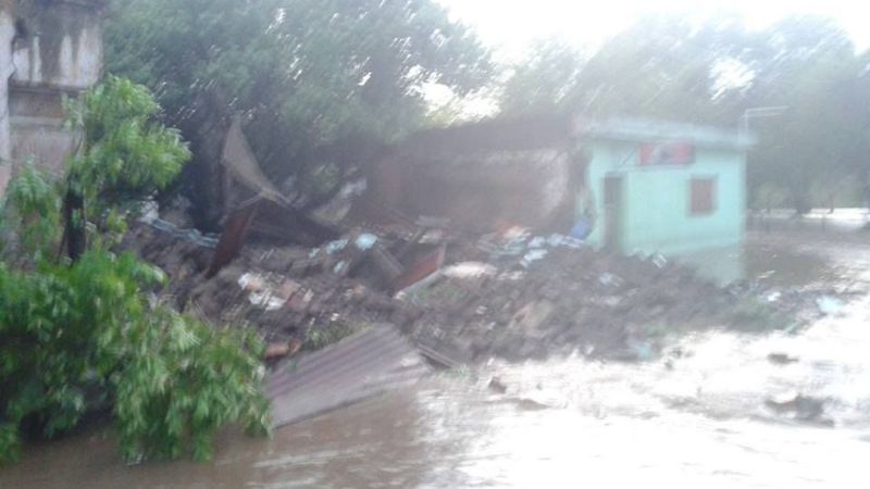 Bañado de Ovanta bajo el agua