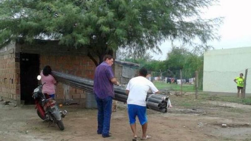 Roque Molina recorre Valle Viejo con obras y partido nuevo