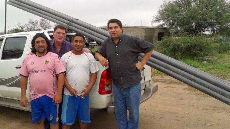 Roque Molina recorre Valle Viejo con obras y partido nuevo