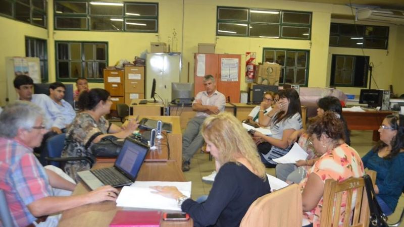 Reunión con el sindicato de docentes