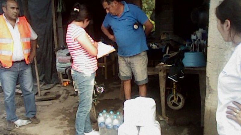 Continúa la asistencia en las zonas afectadas de Santa Rosa