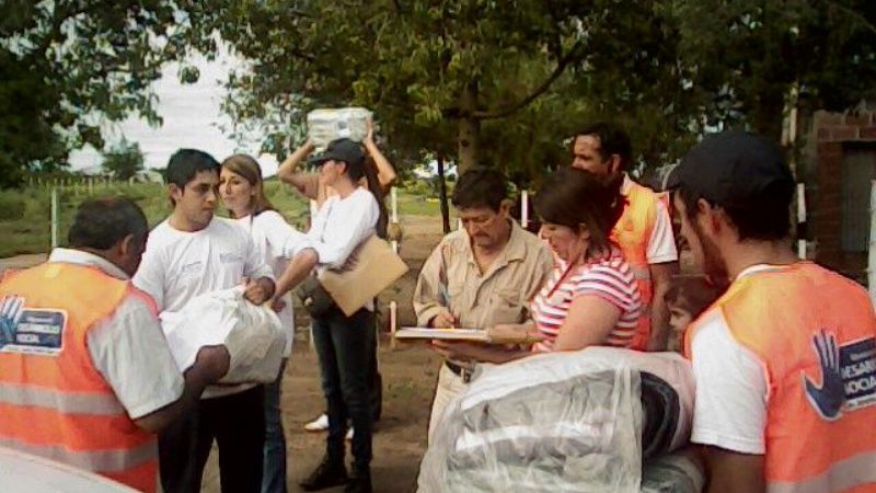 Continúa la asistencia en las zonas afectadas de Santa Rosa