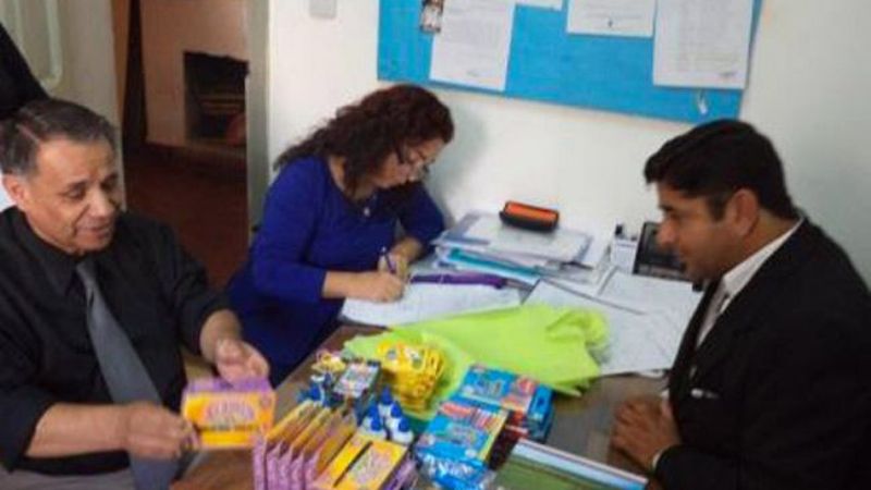 Entregaron material escolar a alumnos de escuelas rurales