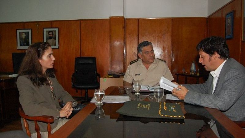 El secretario de Ambiente visitó a Gendarmería y Policía Vial