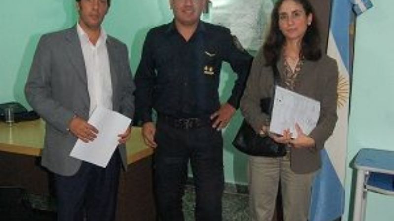 El secretario de Ambiente visitó a Gendarmería y Policía Vial