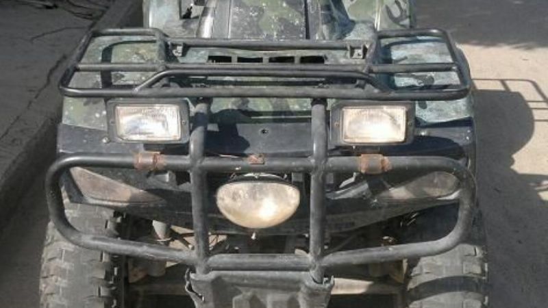 Secuestran cuatriciclo robado
