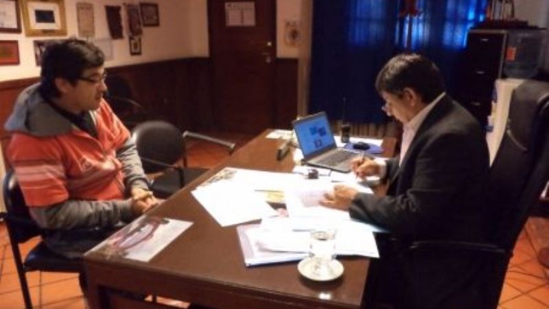 Firma de convenio entre Santa María y Vialidad Nacional