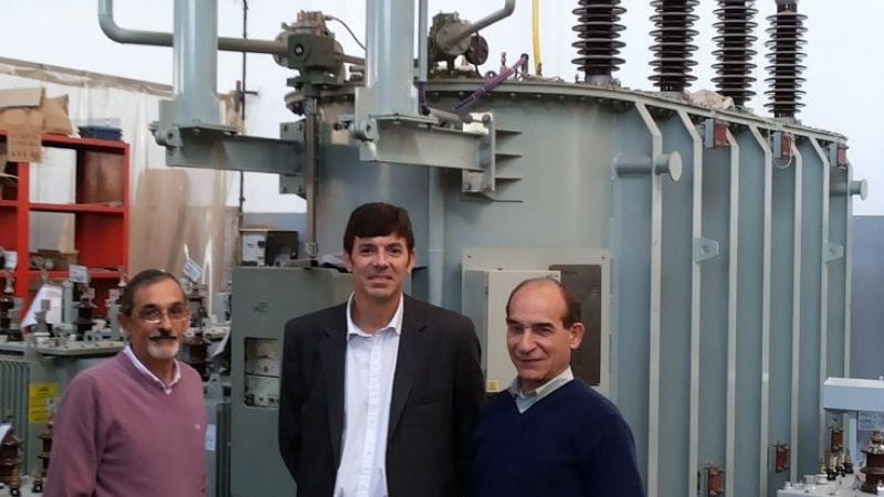 Transformador de 20 MWA para el norte