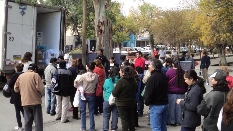 Rotunda venta de “Pescado para todos” en Santa María