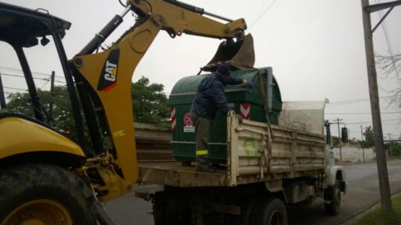 Se instalaron 50 contenedores en el norte y sur