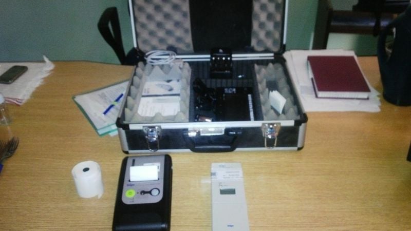 La policía santamariana adquirió un moderno alcoholímetro